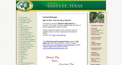 Desktop Screenshot of ci.santa-fe.tx.us